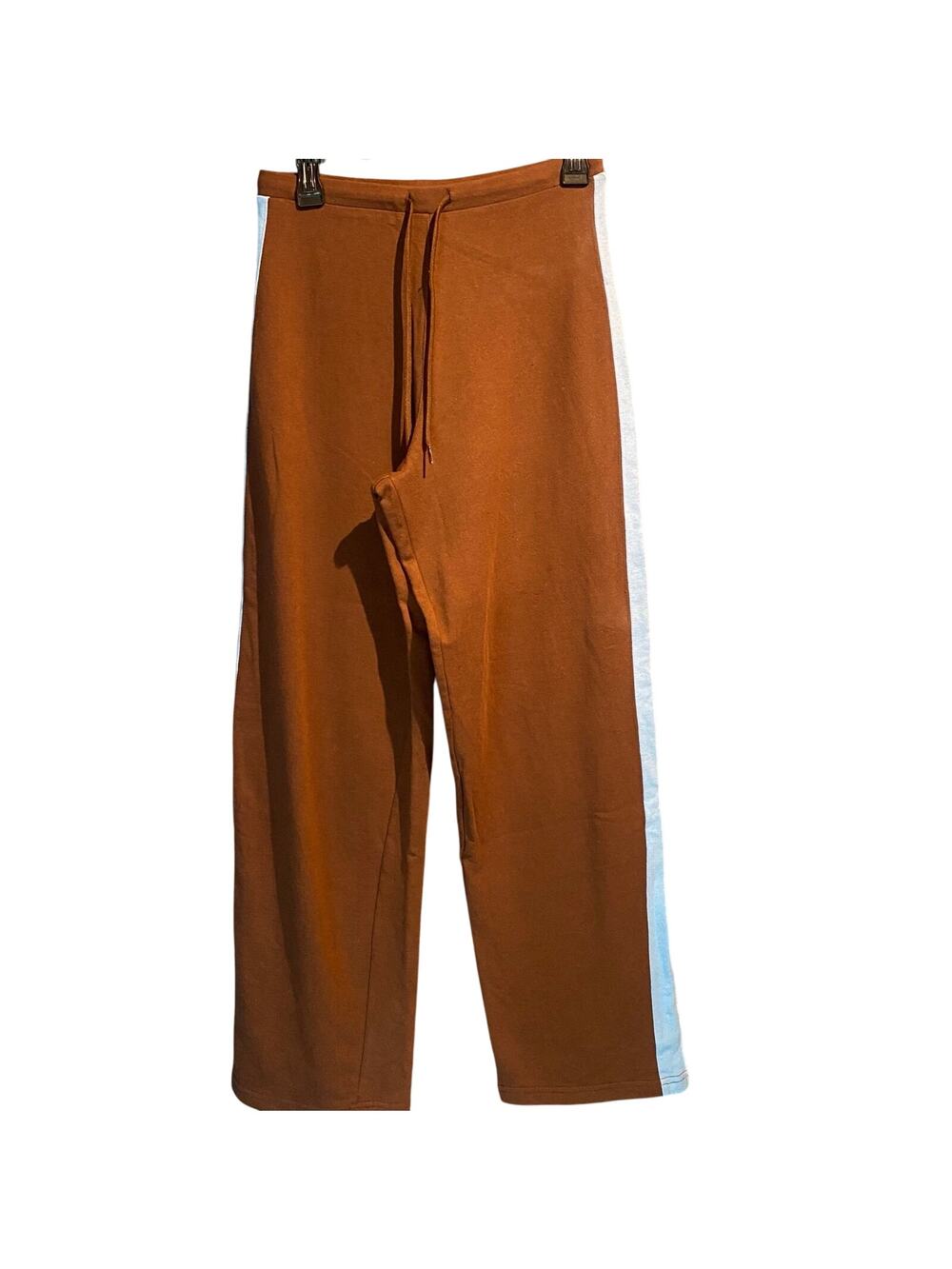 NWT SML Sport Size Small Y2K Athletic pants chocolate Brown Blue Track Pants